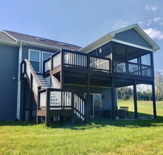 Deck painted using Arborcoat Solid Stain - Reardon Painting